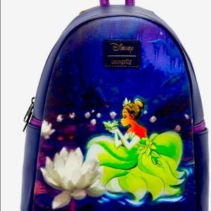 Loungefly Disney The Princess And The Frog Bayou Mini Backpack NWT sealed